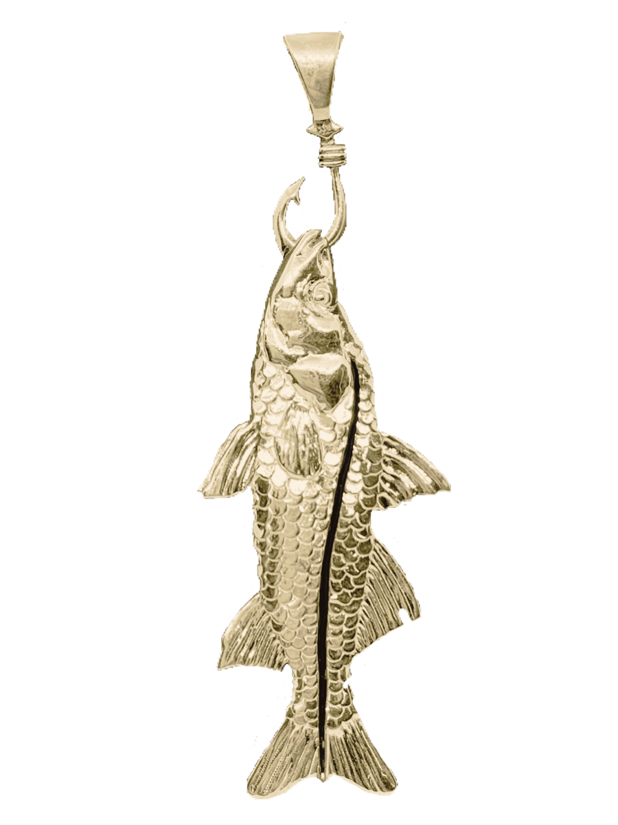 Gold snook pendant deals