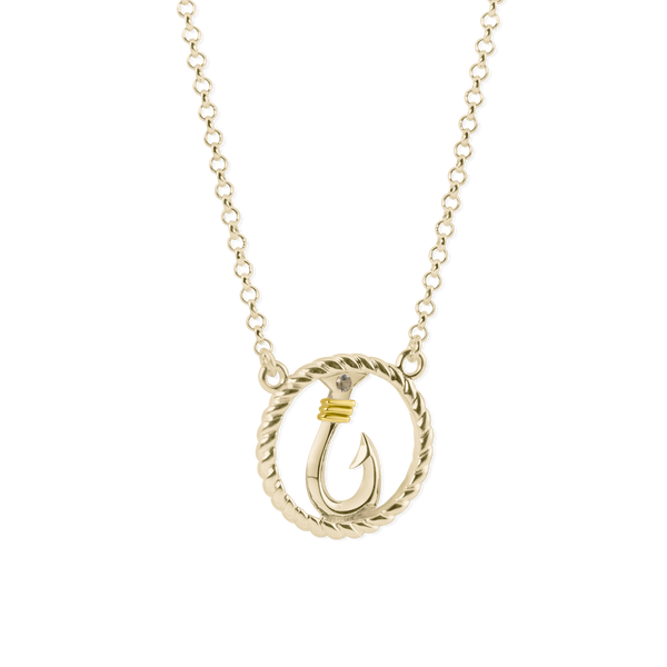 Hook Circle Rope Necklace