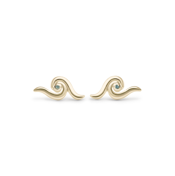 Wave Stud Earrings