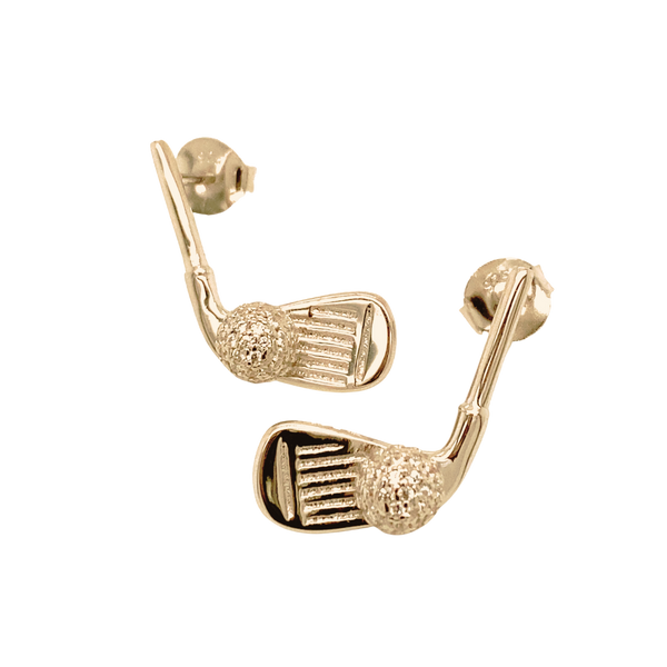 “Albatross” Golf Club Earrings