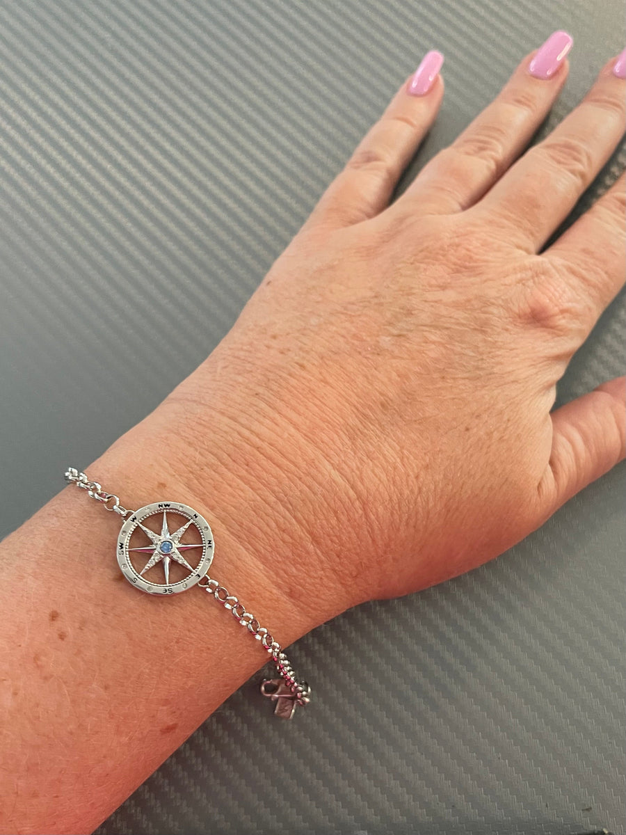 Compass bracelet on sale