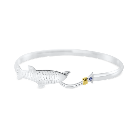 Fish-Hook Bangle Bracelet