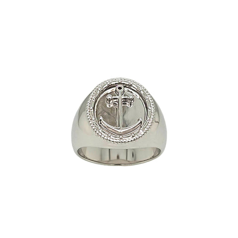 Anchor Signet Ring