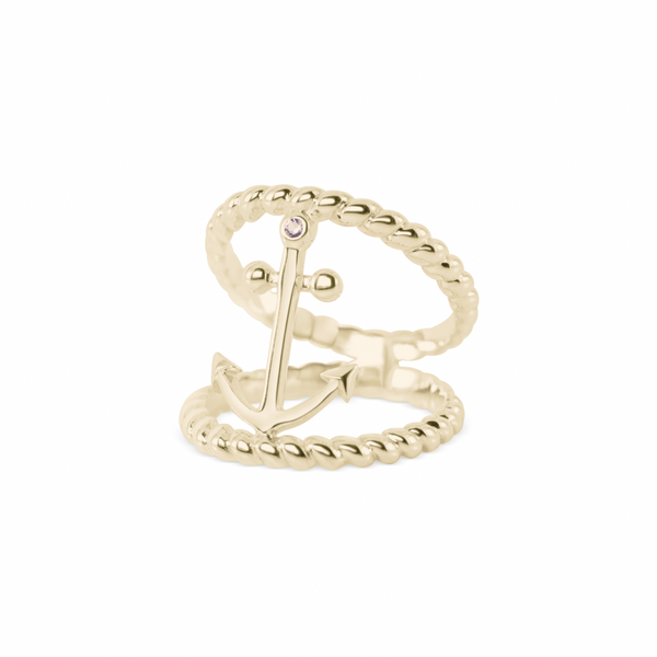 Anchor Double Rope Ring