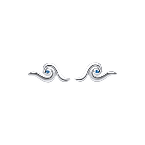 Wave Stud Earrings