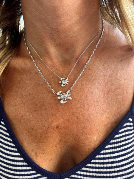 Sea Turtle Necklace Mini