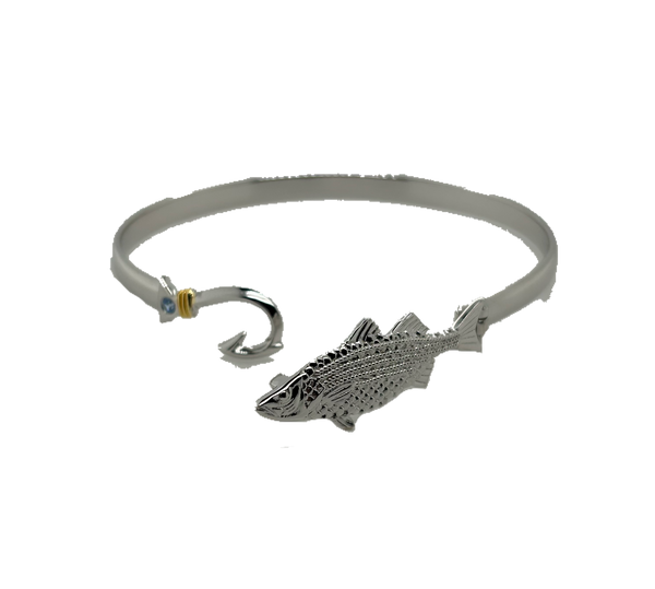 Rockfish-Hook Bangle Bracelet