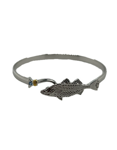 Rockfish-Hook Bangle Bracelet