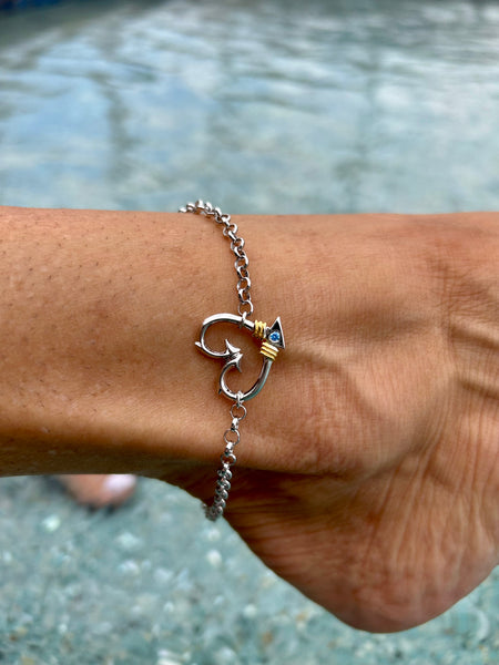 Hook Heart Anklet SM