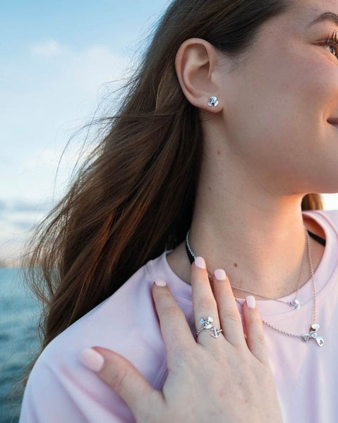 Propeller Stud Earrings