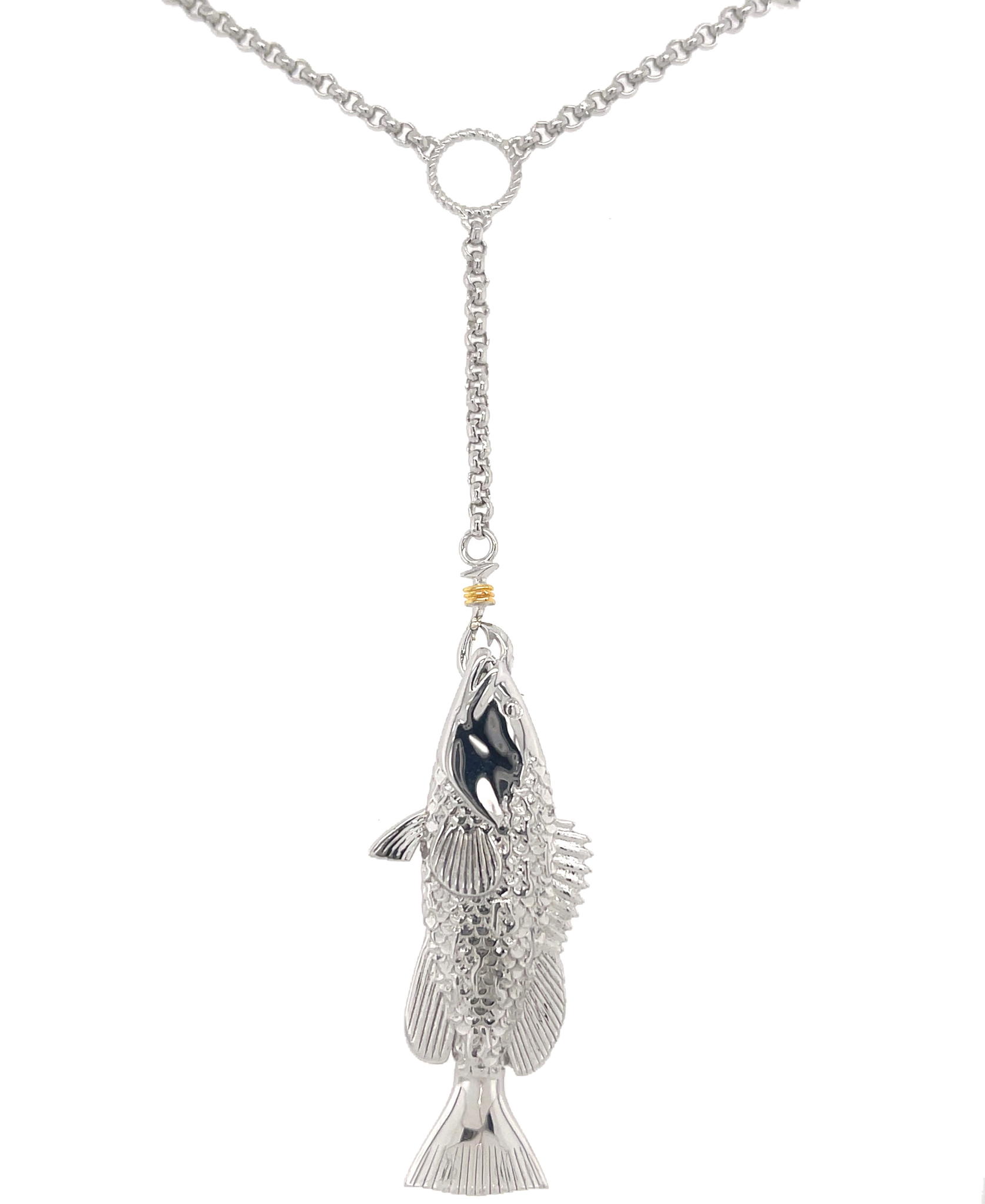 Grouper Ladies Lariat Necklace