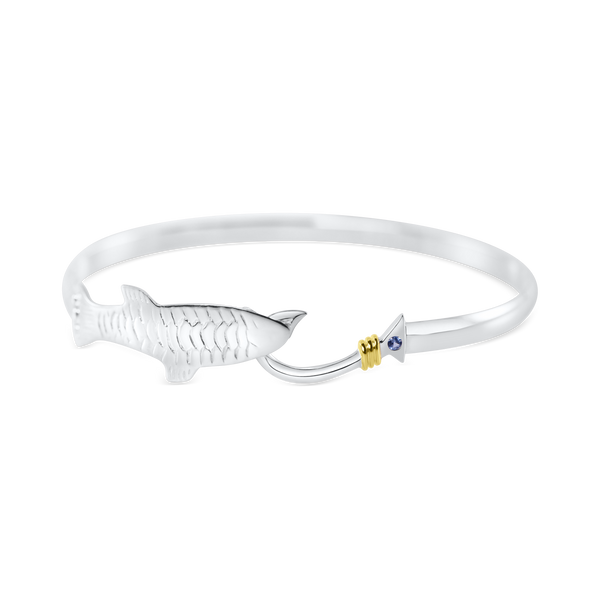 Fish-Hook Bangle Bracelet